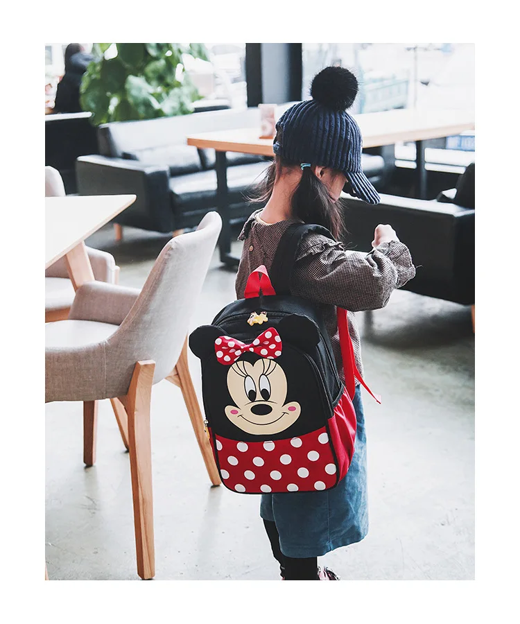 Детский рюкзак плюшевый Детский рюкзак для мальчиков, CuteMinnie, для девочек, для начальной школы, От 3 до 6 лет, для мальчиков, Микки, дорожная сумка для девушки, сумки
