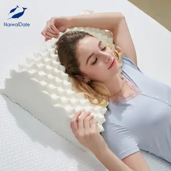 

Import Natural Latex Pillow for Adult 60x38x11-13cm Cervical Vertebrae Health Care Orthopedic Massage Bed Pillows Thick