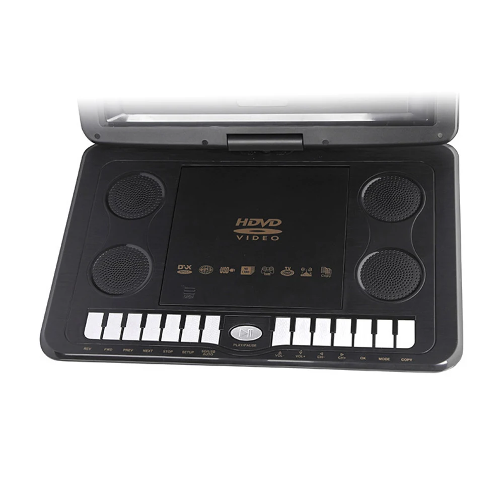 

DVD Player Car TV Game Portable Home Rechargeable Battery 13.8inch Widescreen USB 16:9 LCD Screen HD Video VCD