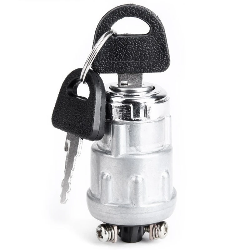 

12V Universal Ignition Starter Switch with Cover Car Marine Motorcycle 2 Keys