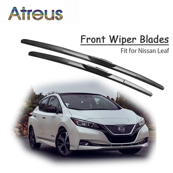 

Atreus 2pcs High Quality Long Life Rubber Front Wiper Blades For Nissan Leaf 2010-2016 Windscreen Original Wiper Accessories
