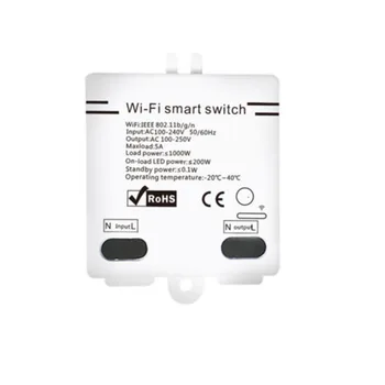 

WiFi / Zigbee Wireless Smart Switch Module ABS Shell Socket Delay For DIY Home