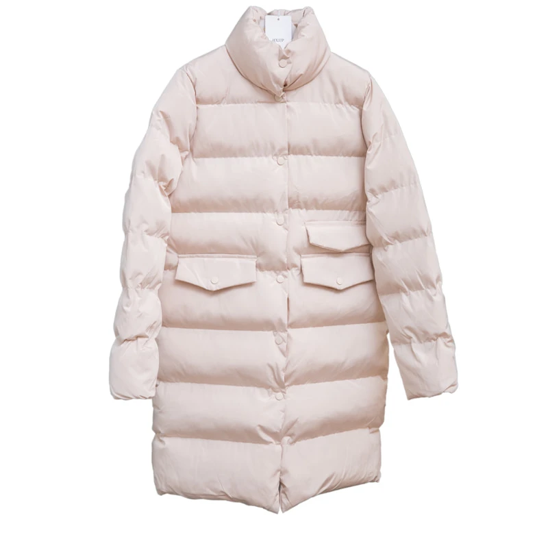 Thick Down Cotton Jacket Oversize Long Parkas 2020
