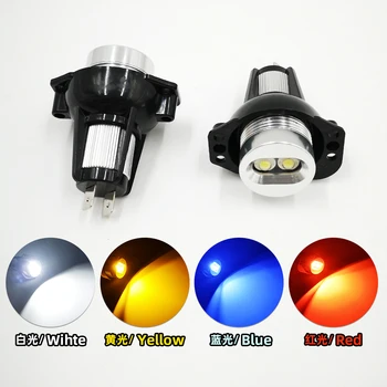 

CSCSNL 2Pcs For BMW E60 E61 E63 E64 E70 X5 E71 X6 E82 E87 E89 Z4 E90 E91 M3 Canbus Error Free LED Angel Eyes Marker Lights Bulbs