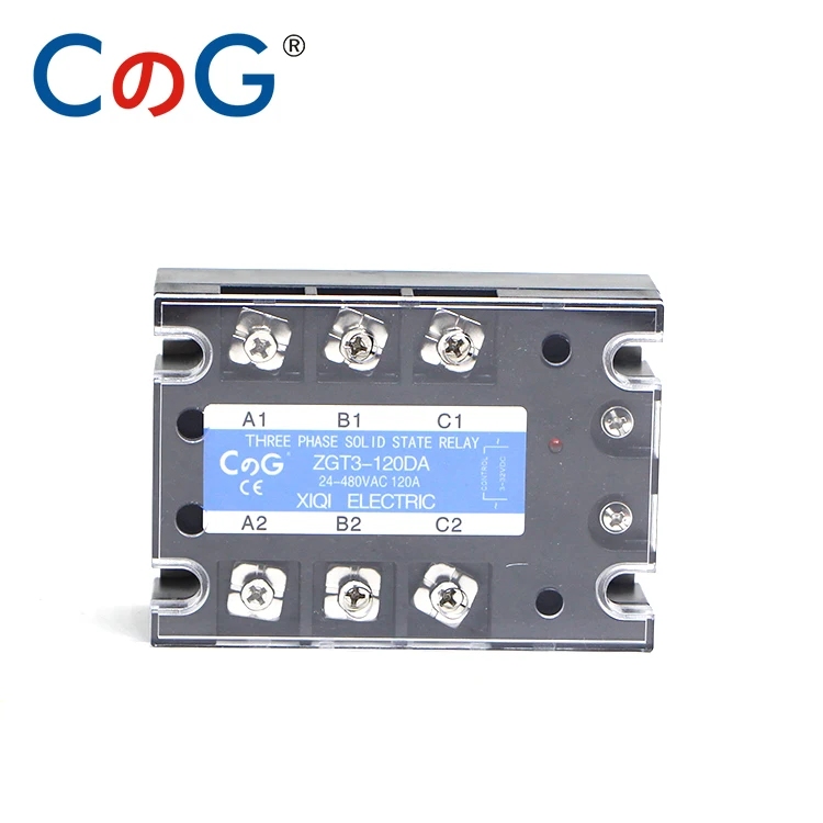 

CG 3 Phase 120A 150A 200A DA Three Phase SSR DC Control AC Solid State Relay SSR 3-32V DC To 24-480V AC