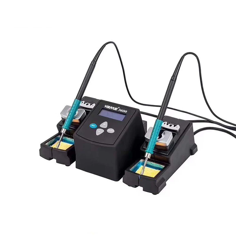 Lead Free Solder Station 75W Constant Dual Solder Iron Rework Station