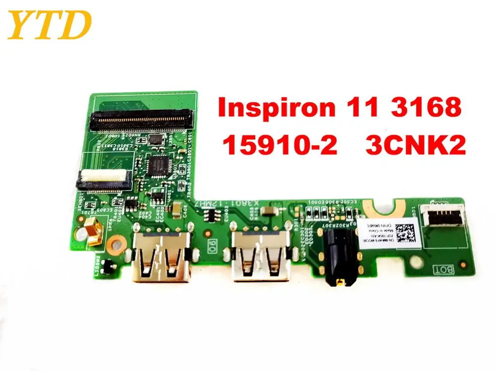 Для DELL Inspiron 11 3168 звуковая плата USB доска Inspiron 11 3168 15910-2 3CNK2 испытанное хорошее