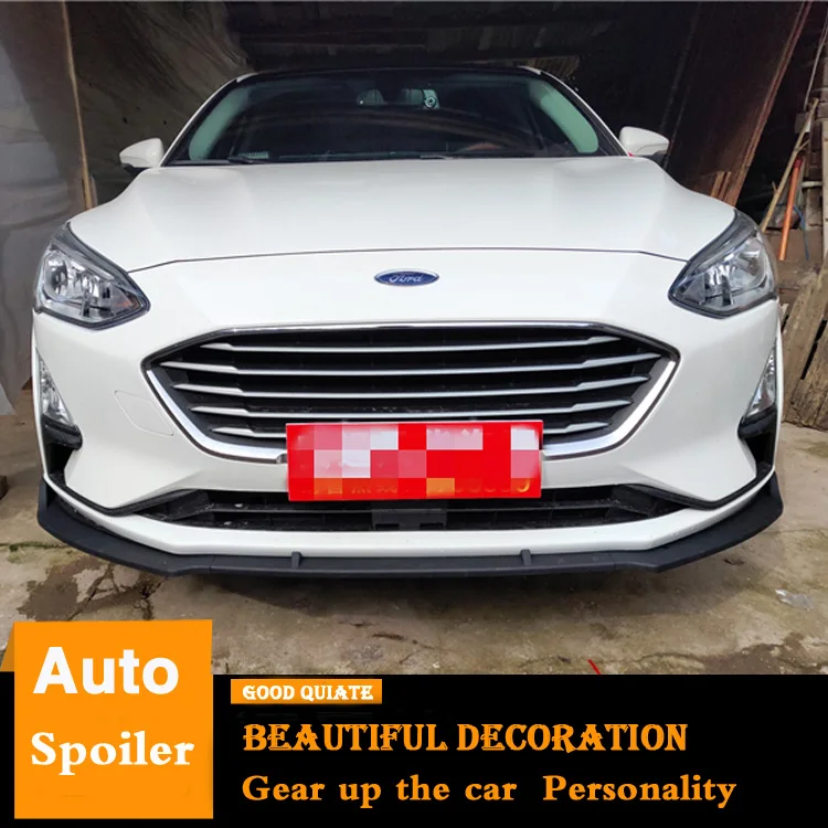 Защитный диффузор для переднего бампера Ford Focus 2018 2019 комплект кузова спойлер