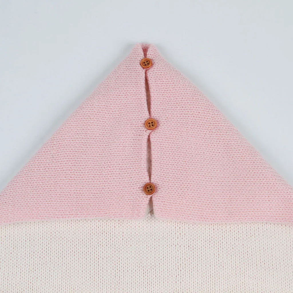 Newborn Infant Baby Star Bowknot Knitted Swaddle Blanket Sleeping Swaddle Wrap kids blanket fleece fluffy baby blanket baby