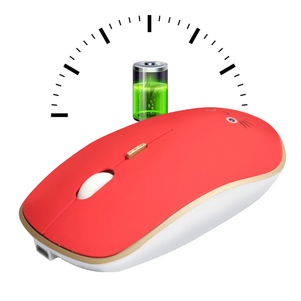 

2.4G Wireless Mouse Ergonomic Rechargeable Mouse Wireless Silent Portable Cute Mini Mouse Works For Macbook Xiaomi PC Computer