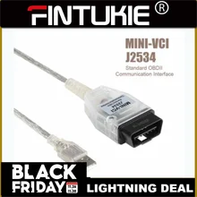 

MINI VCI For TOYOTA TIS Techstream V16.20.023 mini vci FTDI For J2534 OBD OBD2 Car Diagnostic Auto Scanner Tool MINI-VCI Cable