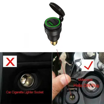 

Motorcycle QC3.0 USB Type C PD Charger Waterproof Type C USB Fast Charger Power Adapter Socket For BMW Motorcycle Hella