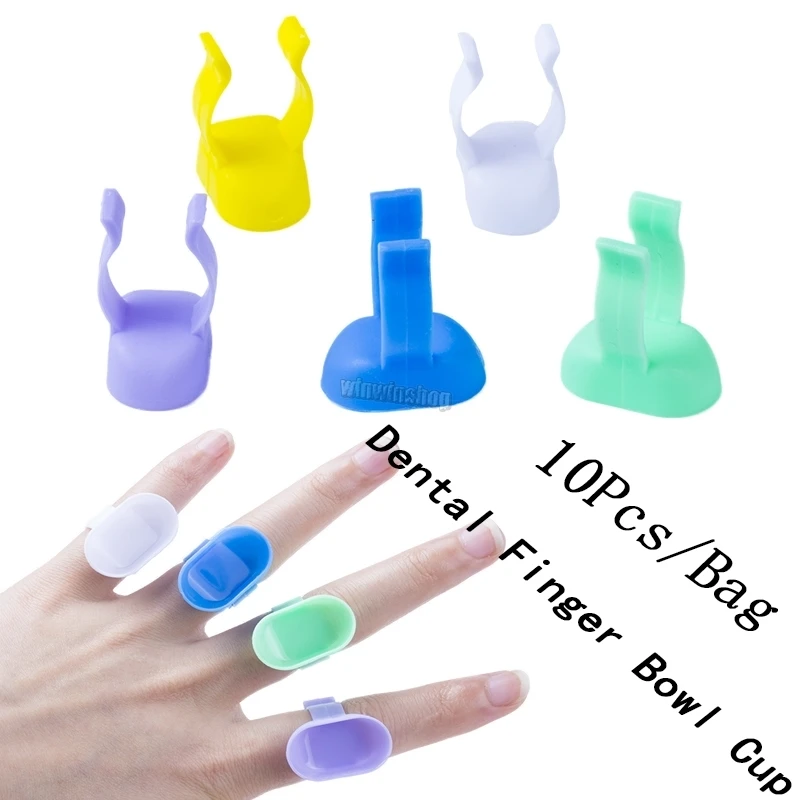 100pcs Dental Bowl Cup Dish Prophy Ring For Dentist Professional Dental