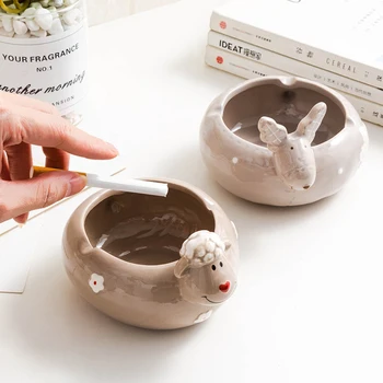 

NORDIC CREATIVE CUTE ANIMAL ASHTRAY FASHION PERSONALITY TIDE OFFICE CERAMICS ASHTRAY HOME ADORNMENT BEDROOM DECORATION R2800