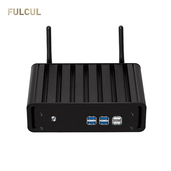 

Mini PC Micro Fanless Computer Intel Core i7 6500U Core i5 6200U Core i7 6498DU HDMI VGA 6*USB WiFi Gigabit Ethernet HTPC Office