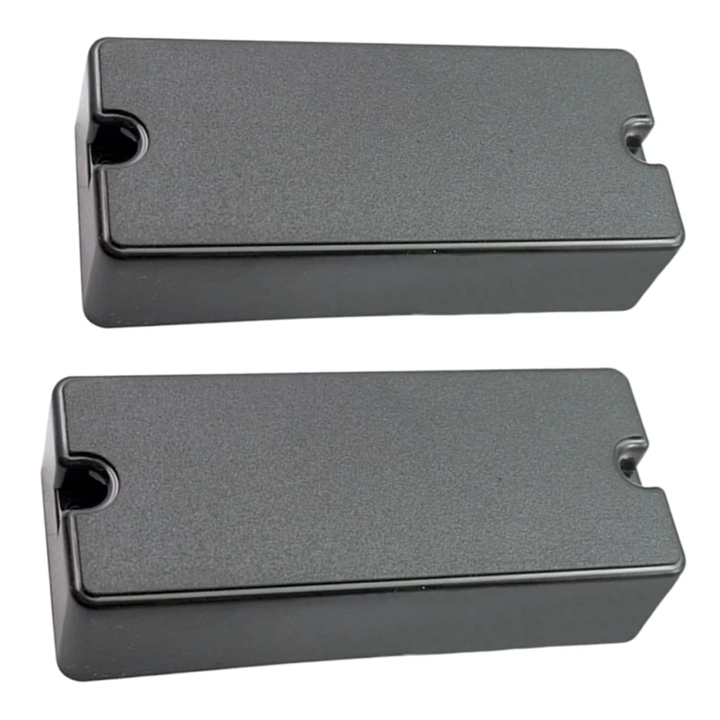 2x Plastic Sealed Pickup Cover  Protector 2 Holes For 4 String Bass