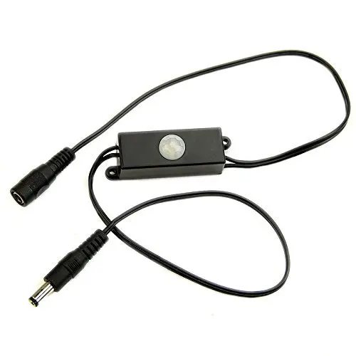 RGBZONE DC 5 V-24 V Мини 4A PIR инфракрасный датчик движения переключатель датчиков детектора для Светодиодные ленты+ Женский Мужской DC Мощность разъем JK313
