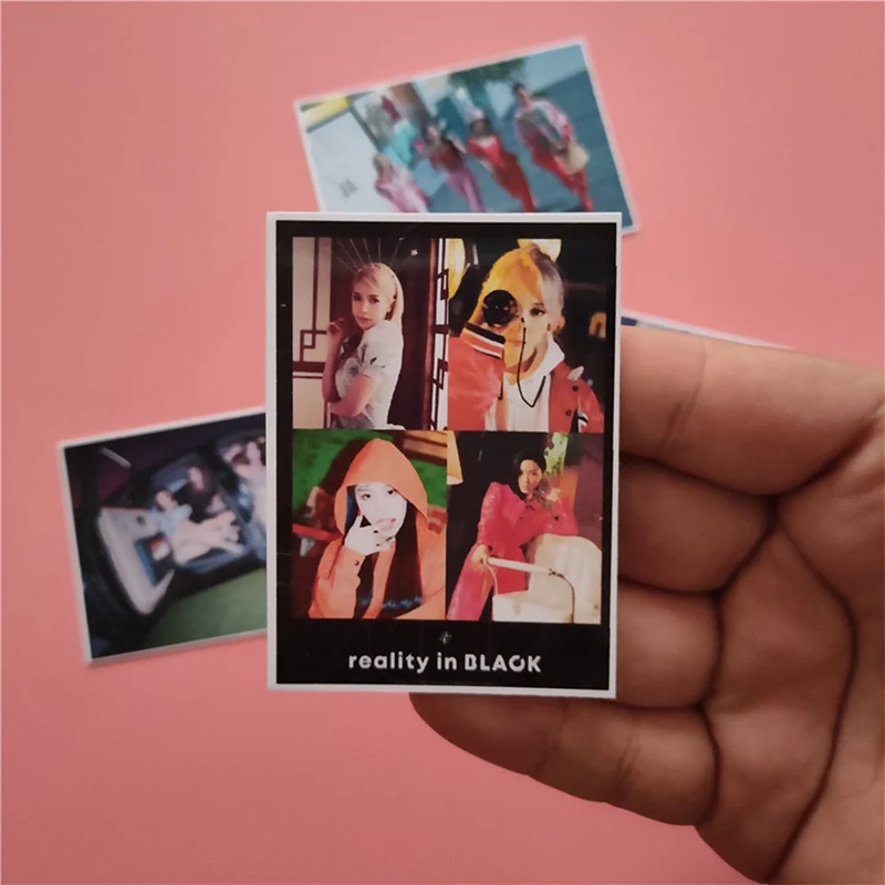 MAMAMOO альбом реальности в черном цвете самодельные Бумага ЛОМО карта фото плакат HD Фотокарта вентиляторы подарок коллекция 16 шт./компл