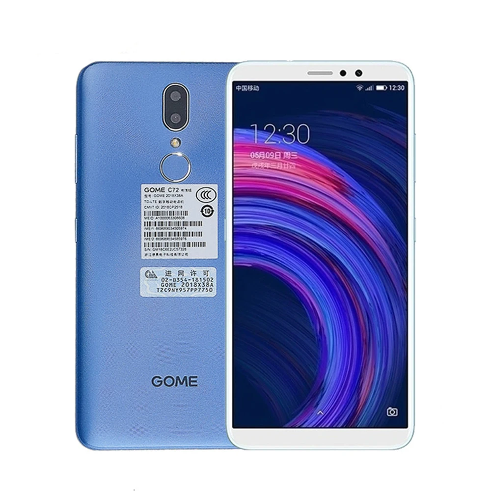 Gome C72 смартфон с 5 99-дюймовым дисплеем восьмиядерным процессором MT6763T ОЗУ 4 Гб ПЗУ 64