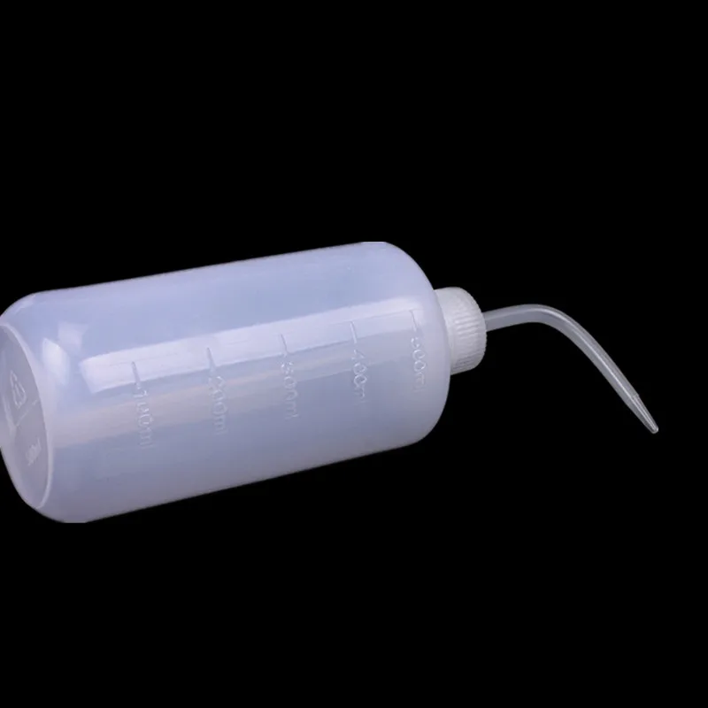 

4PCS 500ml Wash Clean Clear White Plastic Laboratory Wash Squeeze Bottle Transparent Container Laboratory Bottle Lab Supplies