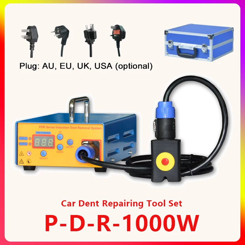 1000W araba Dent çıkarma ısıtıcı araba Dent onarım aracı otomatik vücut Paintless çıkarma araçları profesyonel P-R ısıtma makinesi