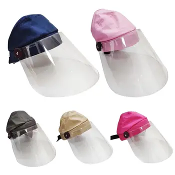 

Unisex Adjustable Anti-Spitting Safety Full Face Shield Cap Sun Protection Hat