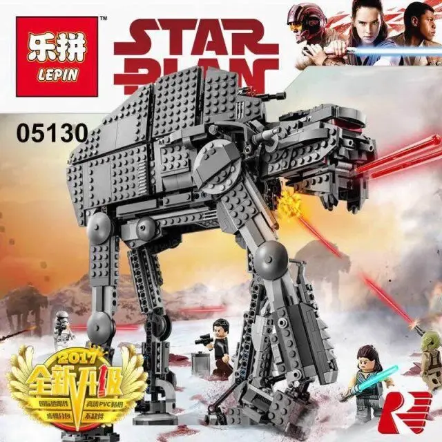

05130 10908 Star Wars Series First Order Heavy Assault Walker Building Block Bricks Compatible lepinblock 75189 Starwars Toys