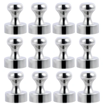 

12pcs Simple Fridge Magnet Refrigerator Magnet for Inside Indoor Home