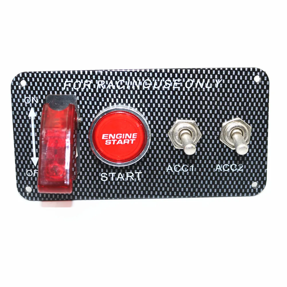 

Racing Style Ignition Switch Engine Start Push Button panel