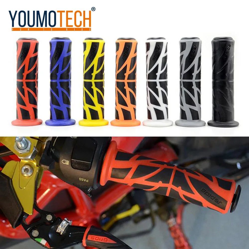 7/8&quot 22mm Soft Rubber Handlebar Handgrips Hand Grips for MX YCF CRF Dirt Pit Bike ATV Quad Buggy Go Kart Scooter Motorcycle |