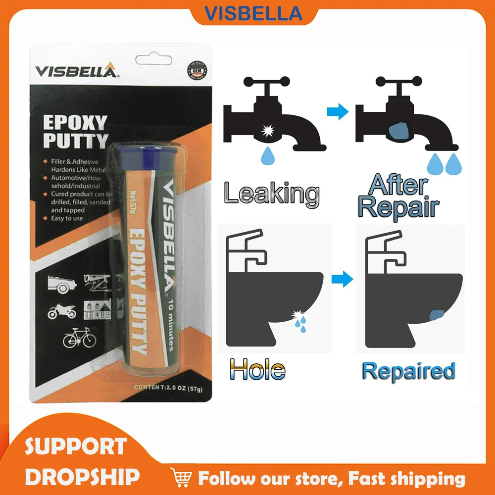 Epoxy Putty Adhesive Clay Magic Strong Super Power Glue Seal Ceramic