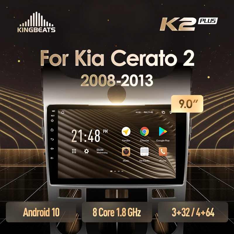 KingBeats штатное головное устройство For Kia Cerato 2 TD 2008 2013 GPS Android 10 автомагнитола на