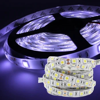 

LED Strip 5050 RGB lights 12V Flexible Home Decoration Lighting SMD 5050 NO Waterproof LED Tape RGB/White/Warm White/Blue/Red