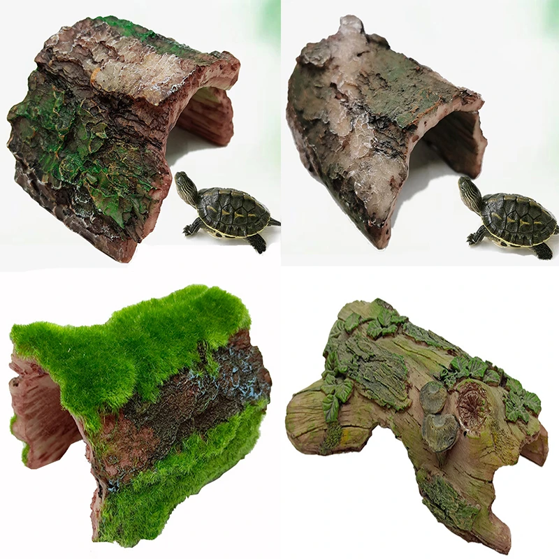Reptile Lizard Snake Turtle Hideout Cave Hide Hiding House Room Resin