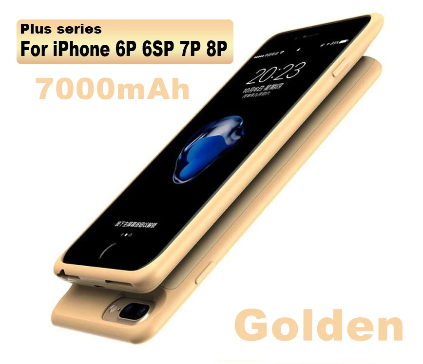 5000/7000 мА/ч, Батарея Зарядное устройство Чехлы для iphone 6 Plus 6s 8 7 Plus Батарея чехол Чехлы для портативного зарядного устройства для iphone 6 6s 8 7 Батарея - Цвет: For 6 Plus 6SP 7P 8P