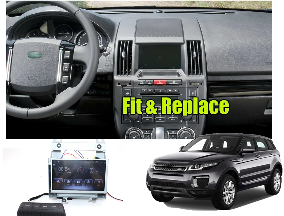 Liandlee 2Din Android для Land Rover freelander 2 2007~ 2011 2012 автомобильный экран Carplay BT Wifi gps Navi Карта Навигация медиа