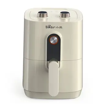 

Electric Deep Fryers Household Air Fryer Automatic French Fries Machine Mechanical Knob Cycle Heating Non-stick Pan