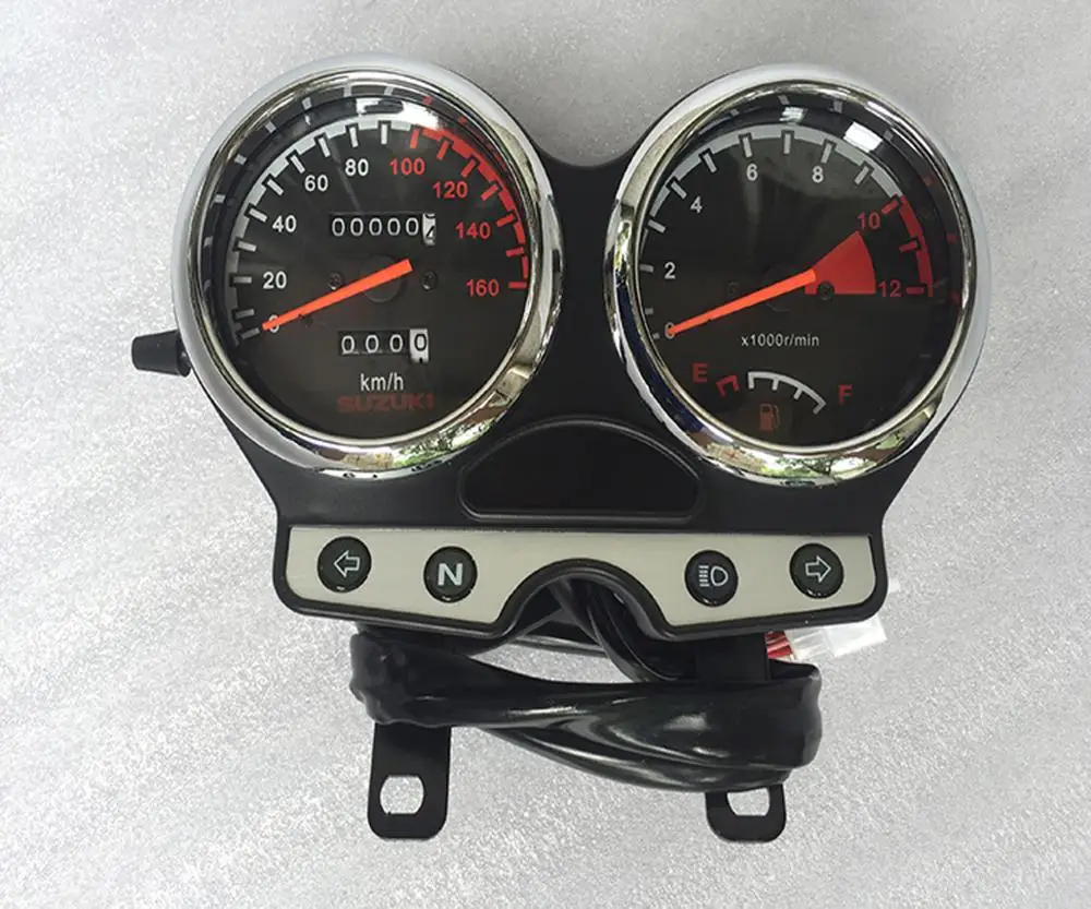 

E0064 Motorcycle Electrical Mechanical Instrument For Suzuki QS125-5C 5B GT125 GSX125 Speedometer Assembly Meter Odometer Speedo