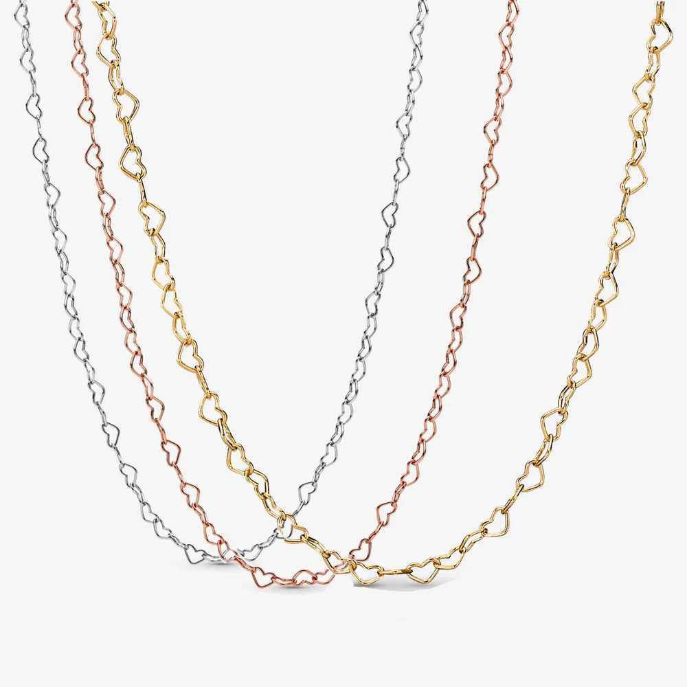 397961_RGB  3色 Joined Hearts Necklace
