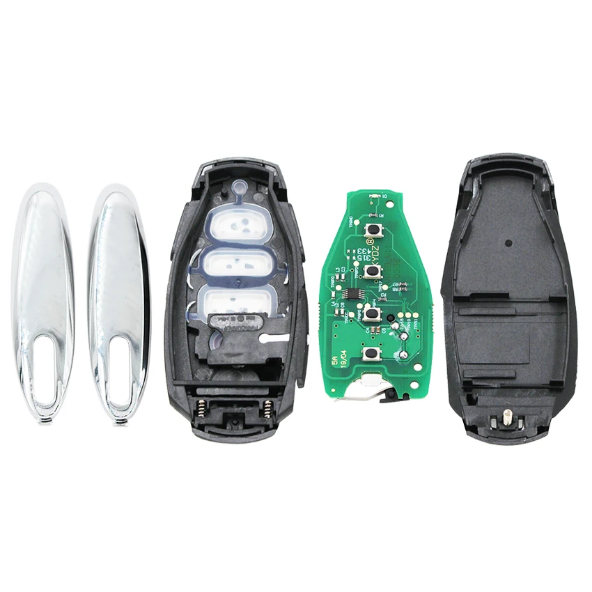 4 кнопки дистанционного ключа 3+ 1 кнопка 868 МГц 7953 чип для VW Volkswagen Touareg 2011- с аварийным ключом