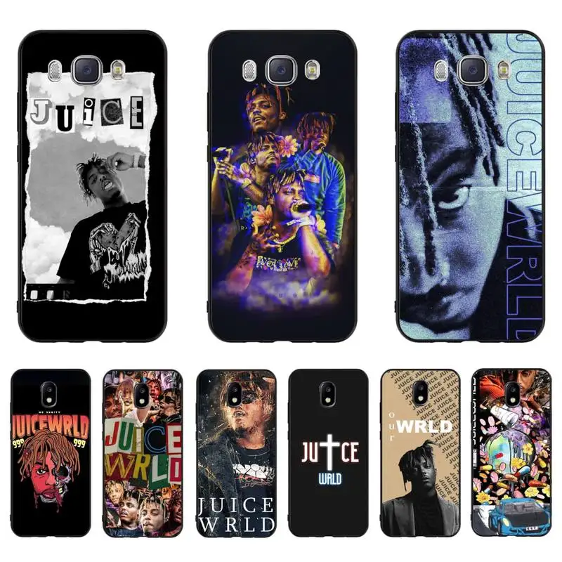 Мягкий резиновый чехол для телефона Babaite Juice WRLD Samsung J7 J8 J6 J4Plus J5 J7Prime J2 J5Prime M10 M20 M30 |