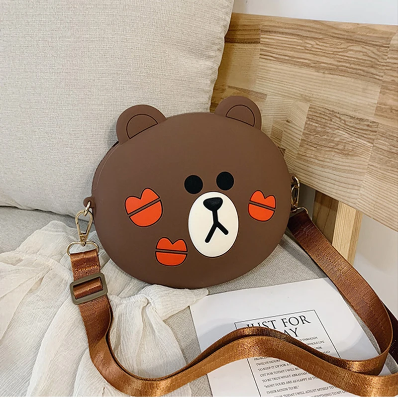 Мультяшная сумка для мобильного телефона для iphone 7 iphone X чехол Kawaii сумка для хранения для iphone xr/iphone 8/xs Max силиконовый чехол мультяшная сумка