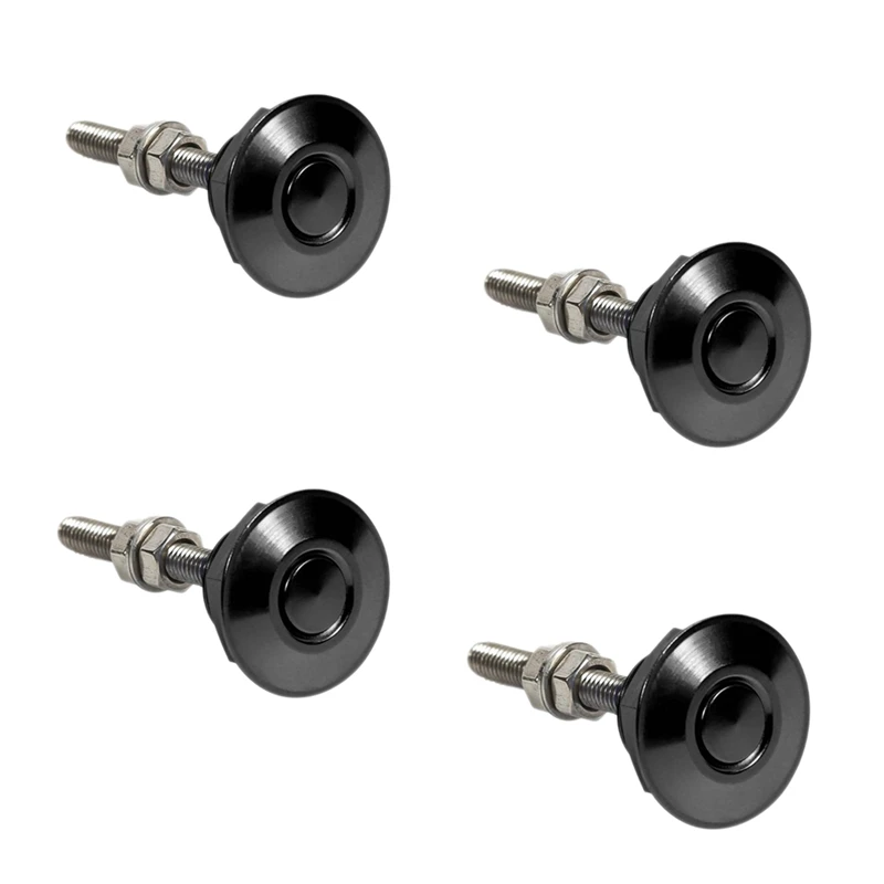 4X Push Button Quick Release Car Hood Latch Pin Lock Bumper Clip