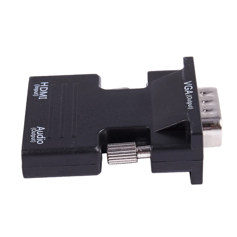 1080P HDMI Женский к VGA Мужской кабель аудиовыхода конвертер адаптер