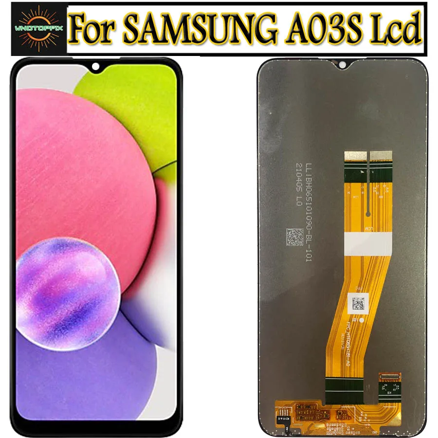 Оригинальный дисплей 6 5 дюйма для Samsung Galaxy A03s LCD A037F A037M A037FD A03S с сенсорным экраном и