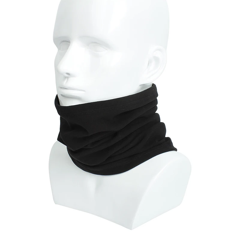 Gaiter Thermal scarf Solid Color Neck Warmer  Half Face Mask Cover  Bandana Autumn Winter Scarf Tube Scarf Multi-functional Neck wool scarf mens