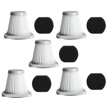 

5Pcs/1Set for Midea Handheld Vacuum Cleaner SC861 SC861A Accessories Haipa Filter HEPA Filter