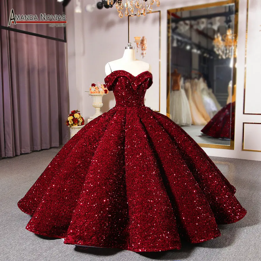 Vestido De Boda Rojo Vino Sin Hombros Tiktok Vestido De Baile De Princesa Vestido De Noche Vestido De Fiesta Vestido De Graduacion Vestidos De Novia Aliexpress