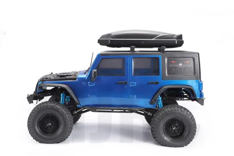 Valise de toit RC avec rails fixes pour Traxxas Trx4 Trx6 Scx10 III, prête pour l'aventure.
