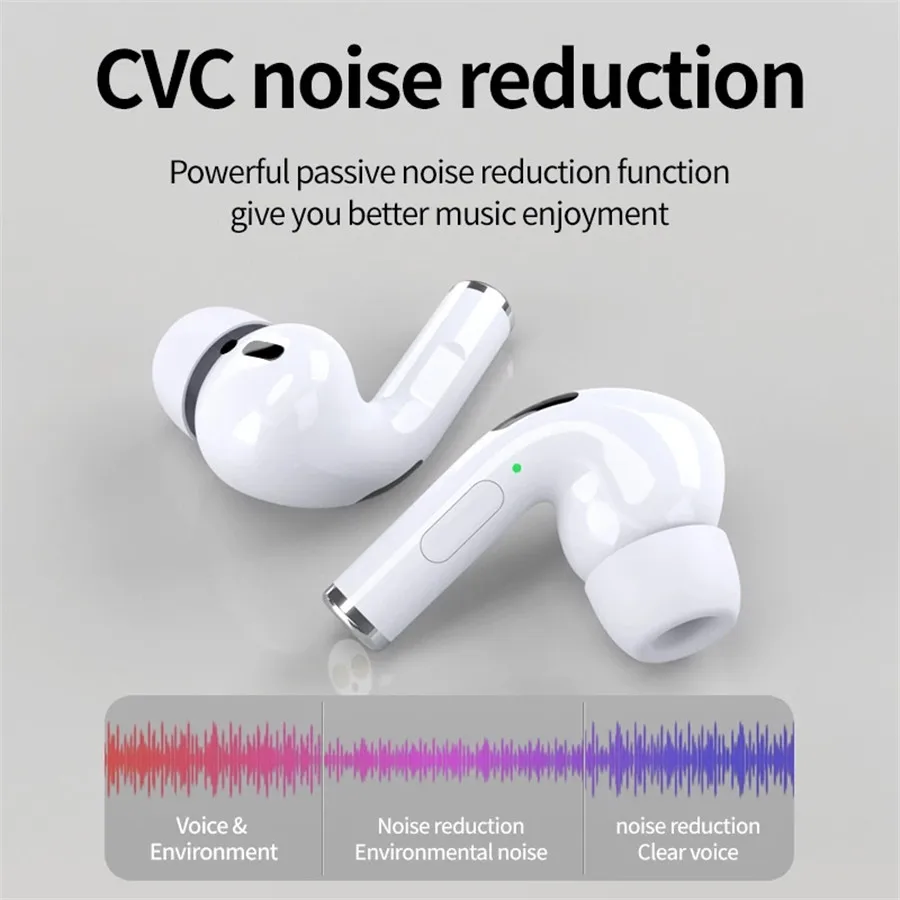 Newest Air Pro 3 True ANC Wireless Headphones Bluetooth 5 1 TWS Earbuds Touch Control GPS Rename Earphone For Iphone Android